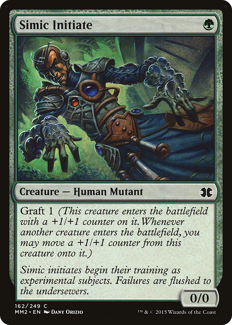 Simic Initiate (MM2-162) - Modern Masters 2015 - Premium MTG Single from Wizards of the Coast - Just $0.25! Shop now at Game Crave Tournament Store