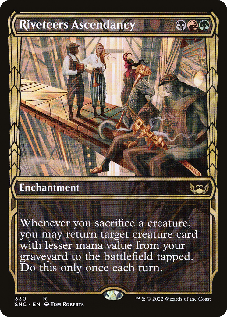 Riveteers Ascendancy (SNC-330) - Streets of New Capenna: (Showcase) Foil - Premium MTG Single from Wizards of the Coast - Just $0.20! Shop now at Game Crave Tournament Store