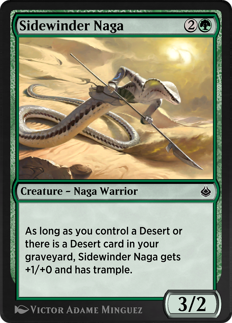 Sidewinder Naga (AKR-218) - Amonkhet Remastered - Premium MTG Single from Wizards of the Coast - Just $0! Shop now at Game Crave Tournament Store