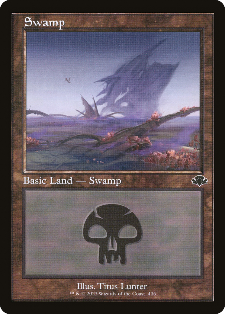 Swamp (DMR-406) - Dominaria Remastered Foil - Premium MTG Single from Wizards of the Coast - Just $0.10! Shop now at Game Crave Tournament Store