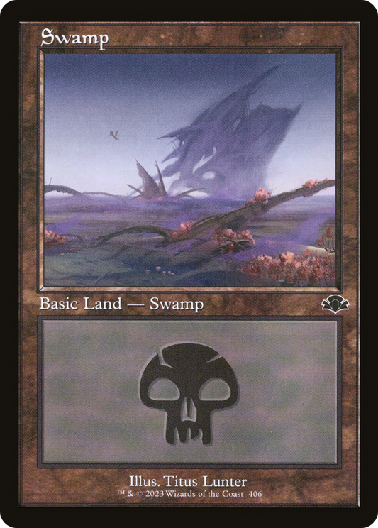 Swamp (DMR-406) - Dominaria Remastered Foil - Premium MTG Single from Wizards of the Coast - Just $0.10! Shop now at Game Crave Tournament Store