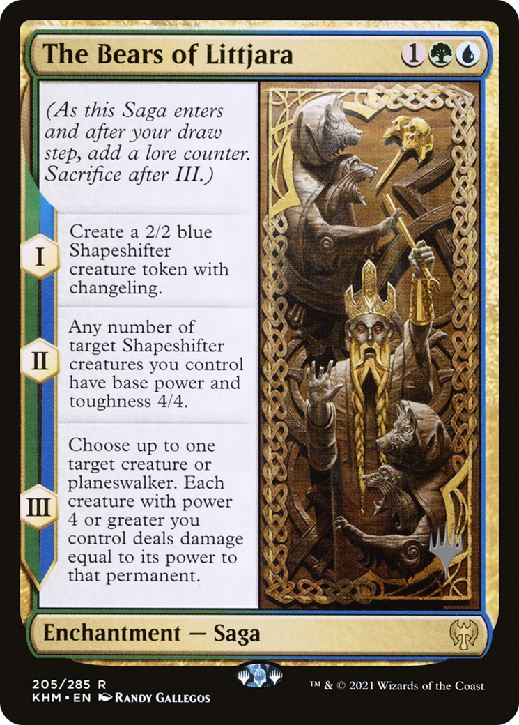 The Bears of Littjara (PKHM-205P) - Kaldheim Promos - Premium MTG Single from Wizards of the Coast - Just $0.09! Shop now at Game Crave Tournament Store