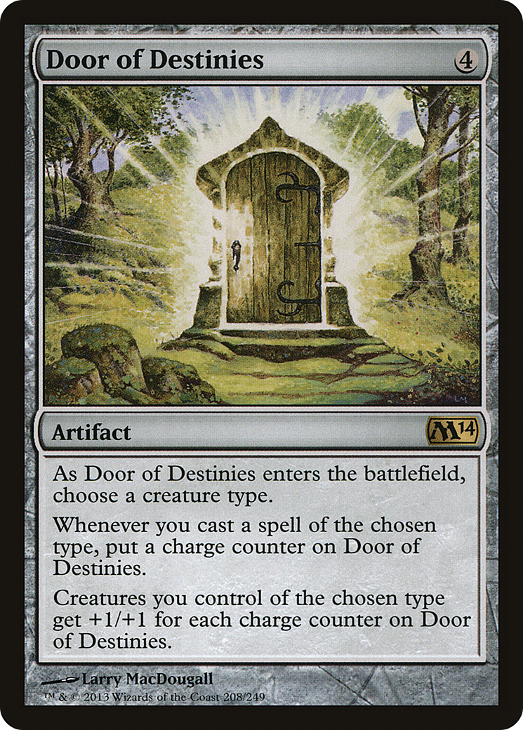 Door of Destinies (M14-208) - Magic 2014 Foil - Premium MTG Single from Wizards of the Coast - Just $11.70! Shop now at Game Crave Tournament Store