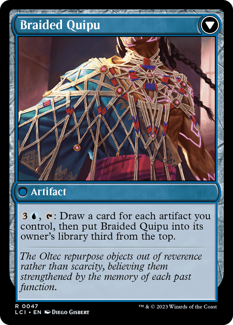 Braided Net // Braided Quipu (LCI-047) - The Lost Caverns of Ixalan - Premium MTG Single from Wizards of the Coast - Just $0.08! Shop now at Game Crave Tournament Store