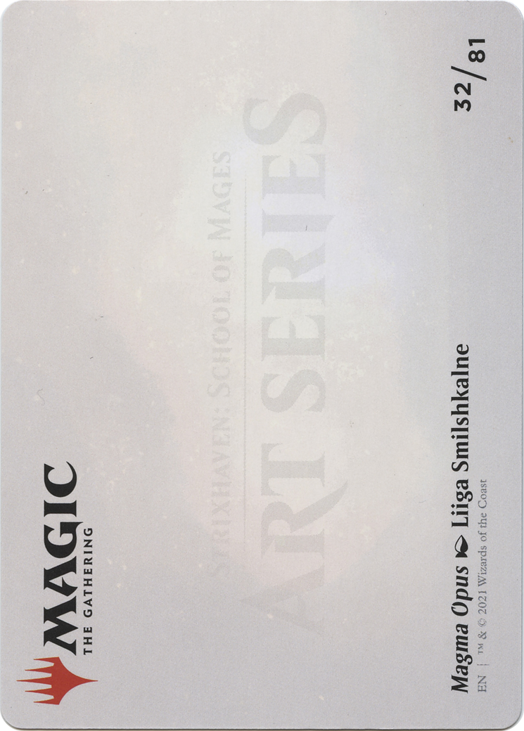 Magma Opus // Magma Opus (ASTX-032) - Strixhaven Art Series (Borderless) Foil - Premium MTG Single from Wizards of the Coast - Just $0! Shop now at Game Crave Tournament Store
