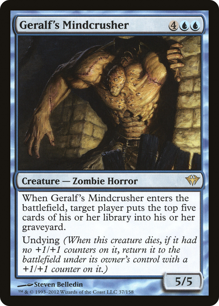 Geralf's Mindcrusher (DKA-037) - Dark Ascension - Premium MTG Single from Wizards of the Coast - Just $0.08! Shop now at Game Crave Tournament Store