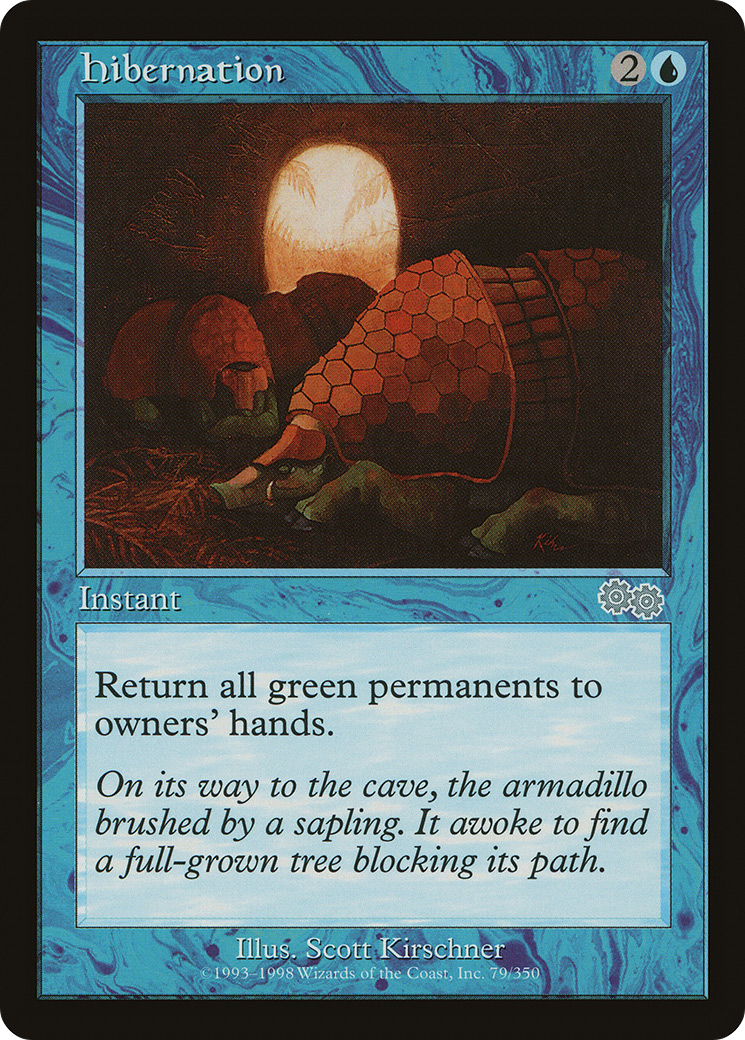 Hibernation (USG-079) - Urza's Saga - Premium MTG Single from Wizards of the Coast - Just $0.20! Shop now at Game Crave Tournament Store