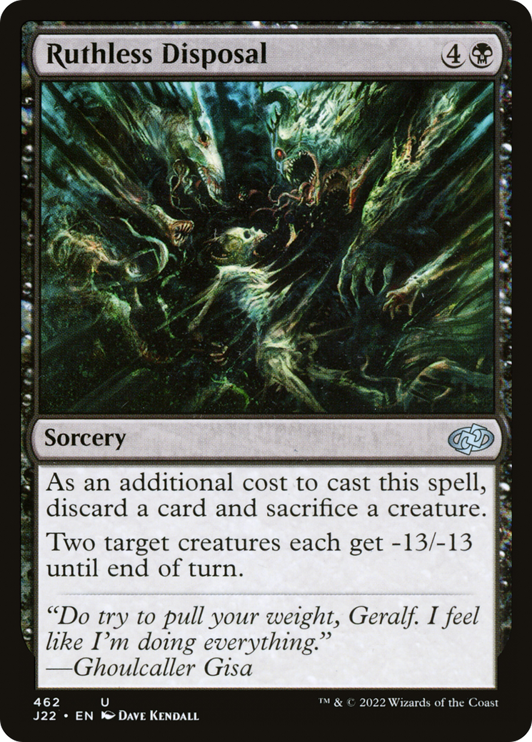 Ruthless Disposal (J22-462) - Jumpstart 2022 - Premium MTG Single from Wizards of the Coast - Just $0.25! Shop now at Game Crave Tournament Store
