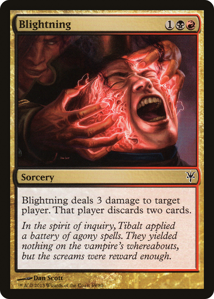 Blightning (DDK-069) - Duel Decks: Sorin vs. Tibalt - Premium MTG Single from Wizards of the Coast - Just $0.08! Shop now at Game Crave Tournament Store