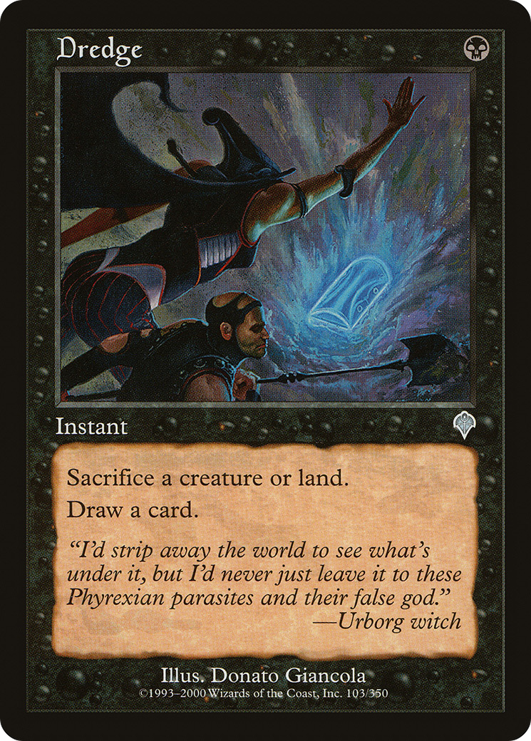 Dredge (INV-103) - Invasion - Premium MTG Single from Wizards of the Coast - Just $0.08! Shop now at Game Crave Tournament Store