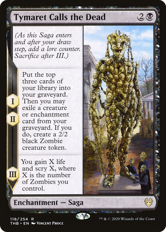 Tymaret Calls the Dead (THB-118) - Theros Beyond Death - Premium MTG Single from Wizards of the Coast - Just $0.08! Shop now at Game Crave Tournament Store