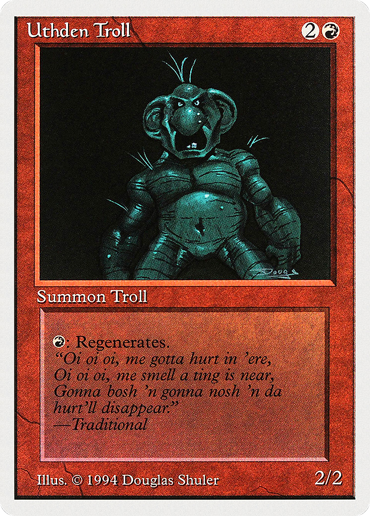 Uthden Troll (SUM-182) - Summer Magic / Edgar - Premium MTG Single from Wizards of the Coast - Just $0! Shop now at Game Crave Tournament Store