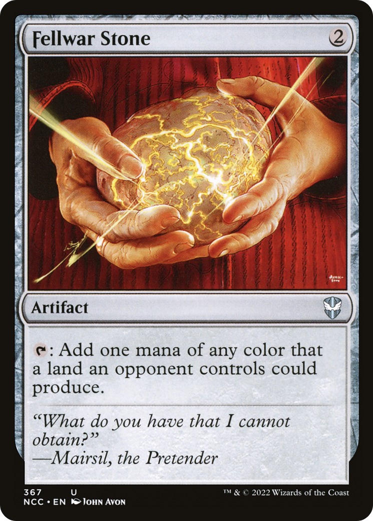 Fellwar Stone (NCC-367) - New Capenna Commander - Premium MTG Single from Wizards of the Coast - Just $0.71! Shop now at Game Crave Tournament Store
