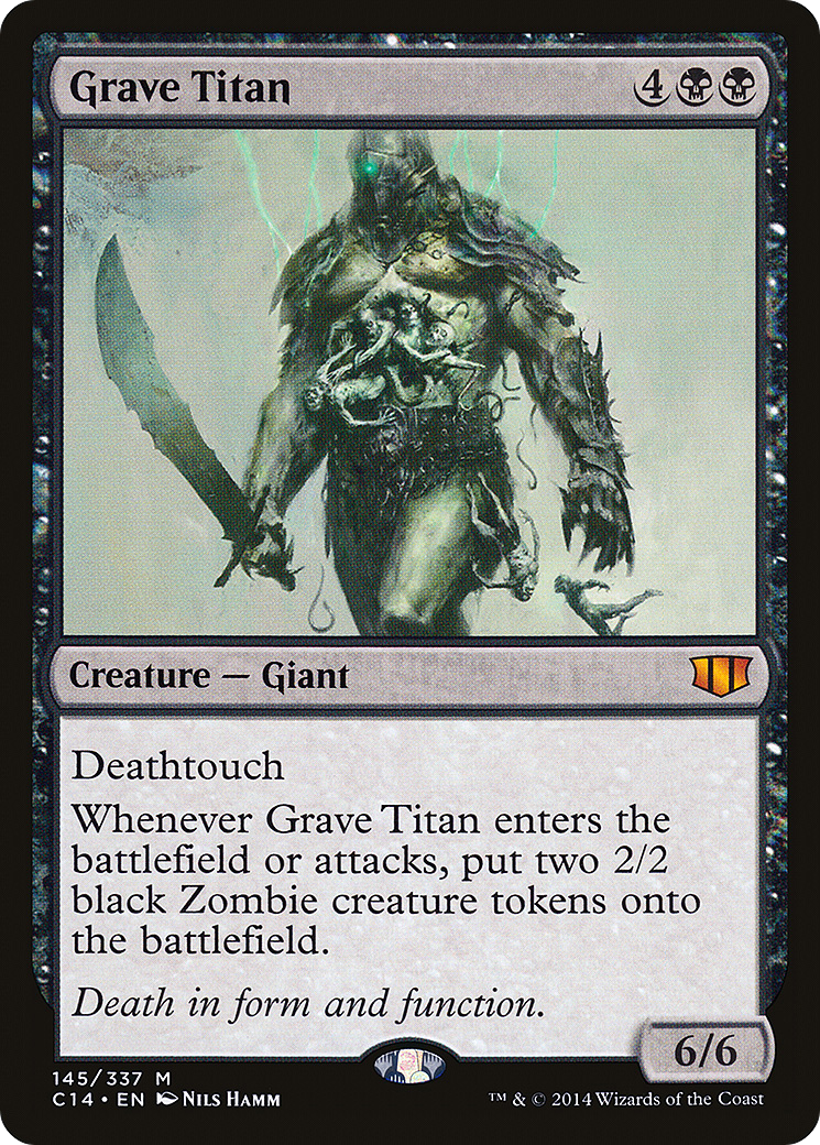 Grave Titan (C14-145) - Commander 2014 - Premium MTG Single from Wizards of the Coast - Just $0.37! Shop now at Game Crave Tournament Store
