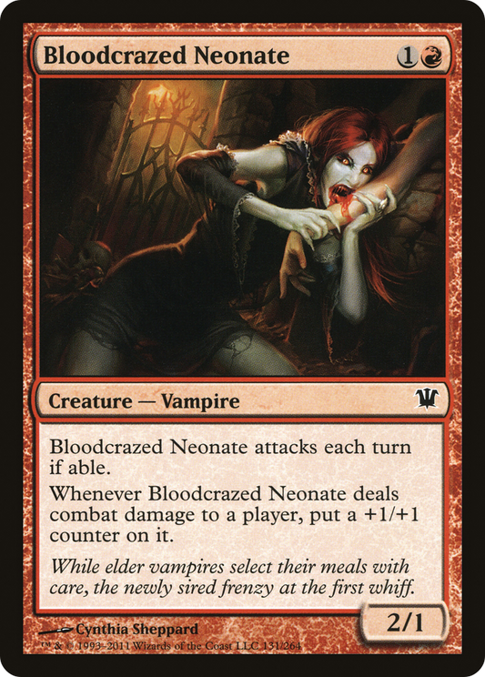 Bloodcrazed Neonate (ISD-131) - Innistrad - Premium MTG Single from Wizards of the Coast - Just $0.25! Shop now at Game Crave Tournament Store