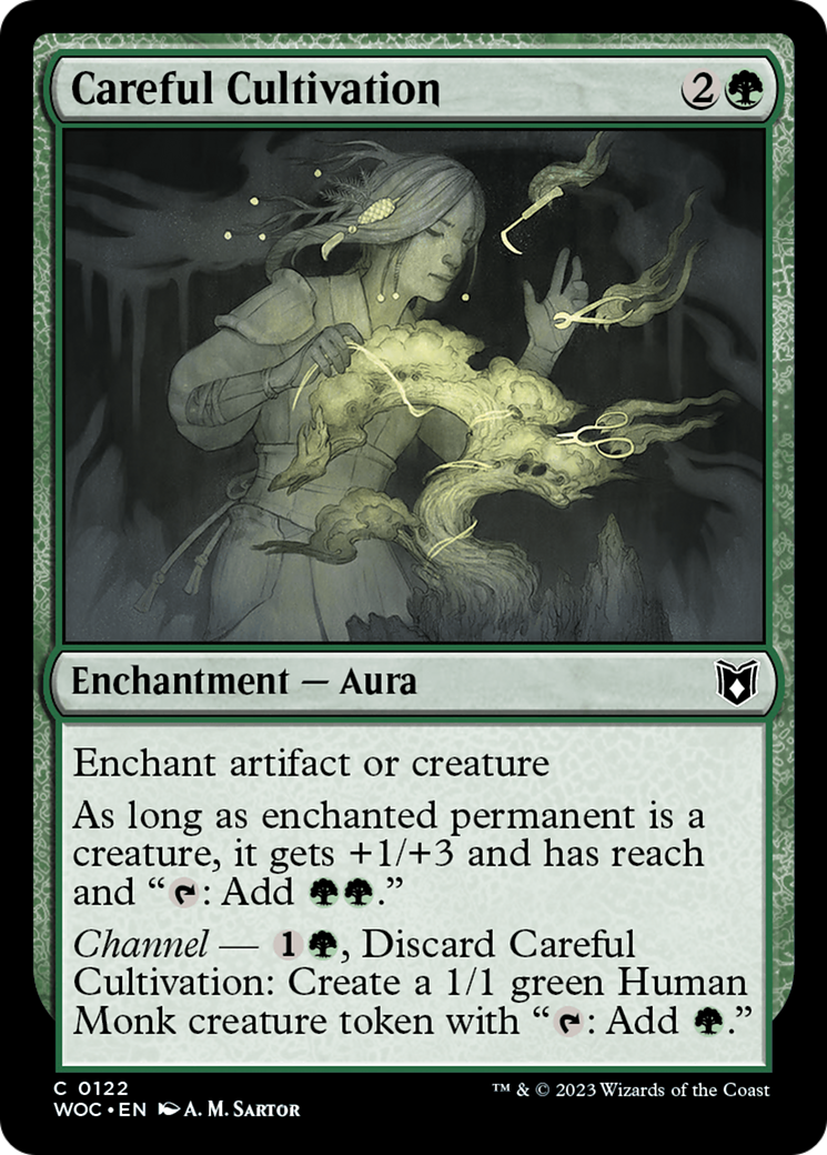Careful Cultivation (WOC-122) - Wilds of Eldraine Commander - Premium MTG Single from Wizards of the Coast - Just $0.08! Shop now at Game Crave Tournament Store