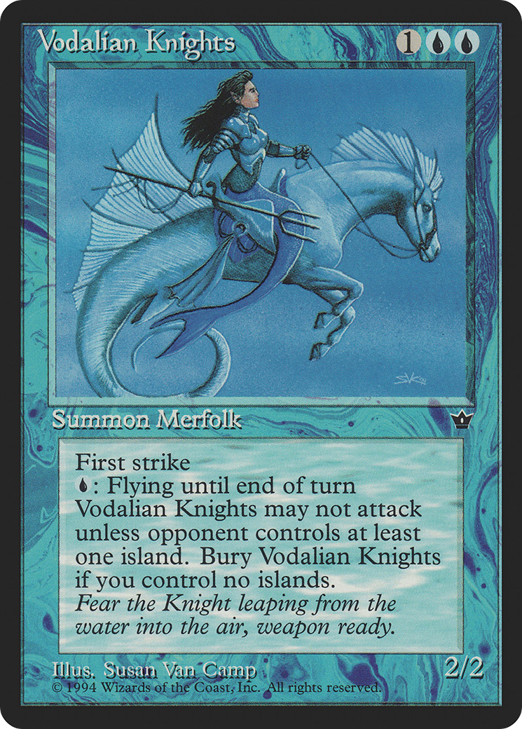Vodalian Knights (FEM-029) - Fallen Empires - Premium MTG Single from Wizards of the Coast - Just $0.17! Shop now at Game Crave Tournament Store