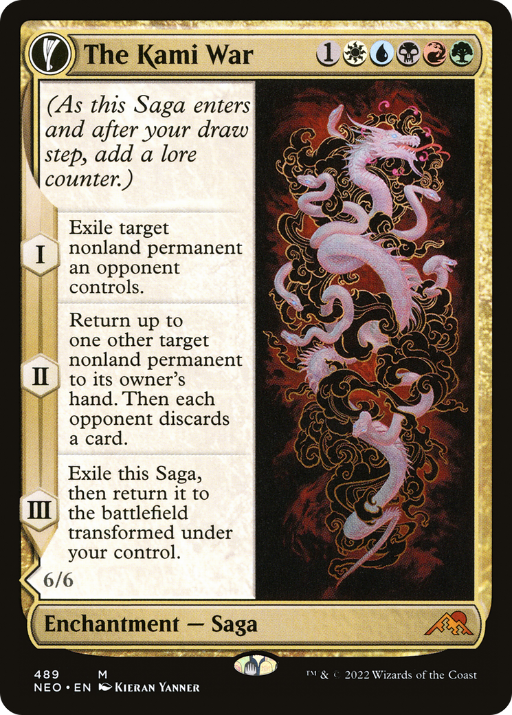 The Kami War // O-Kagachi Made Manifest (NEO-489) - Kamigawa: Neon Dynasty: (Extended Art, fandfc) - Premium MTG Single from Wizards of the Coast - Just $0.49! Shop now at Game Crave Tournament Store