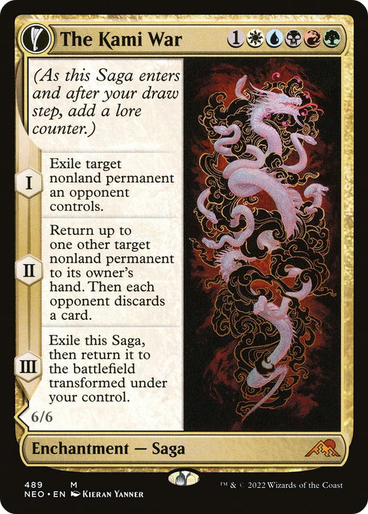The Kami War // O-Kagachi Made Manifest (NEO-489) - Kamigawa: Neon Dynasty: (Extended Art, fandfc) - Premium MTG Single from Wizards of the Coast - Just $0.55! Shop now at Game Crave Tournament Store