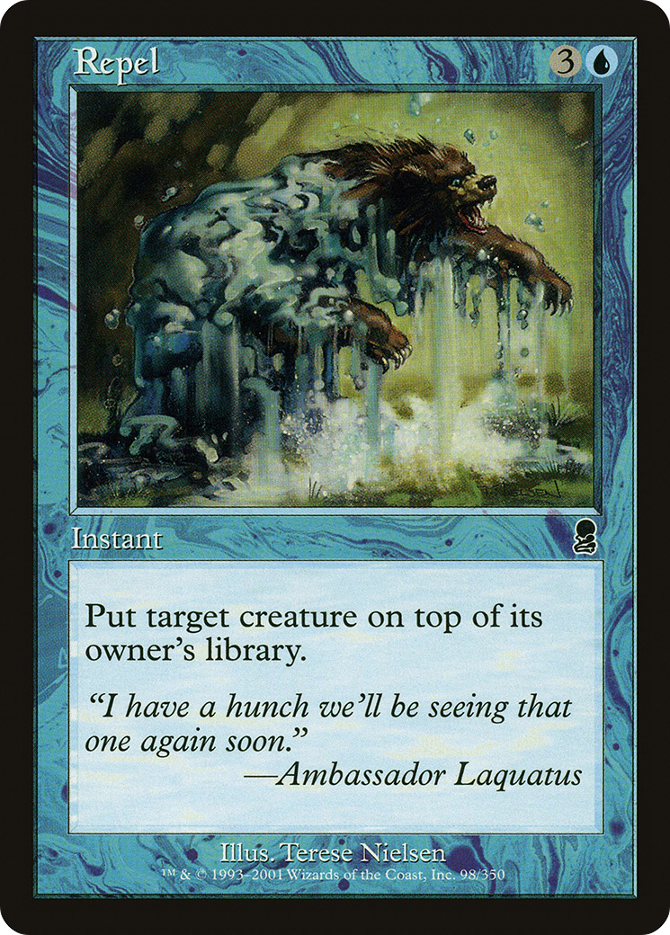 Repel (ODY-098) - Odyssey Foil - Premium MTG Single from Wizards of the Coast - Just $0.11! Shop now at Game Crave Tournament Store