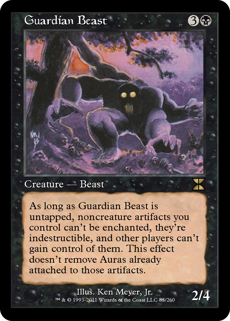 Guardian Beast (ME4-085) - Masters Edition IV - Premium MTG Single from Wizards of the Coast - Just $0! Shop now at Game Crave Tournament Store