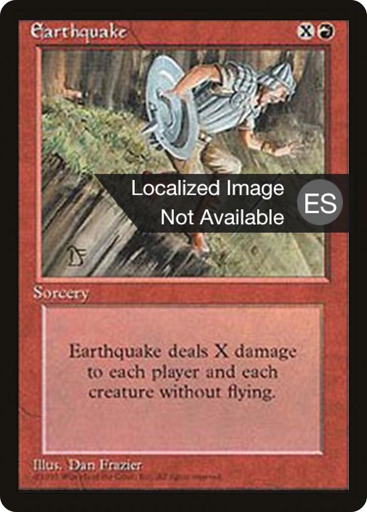 Earthquake (4BB-189) - Fourth Edition Foreign Black Border - Premium MTG Single from Wizards of the Coast - Just $3.84! Shop now at Game Crave Tournament Store
