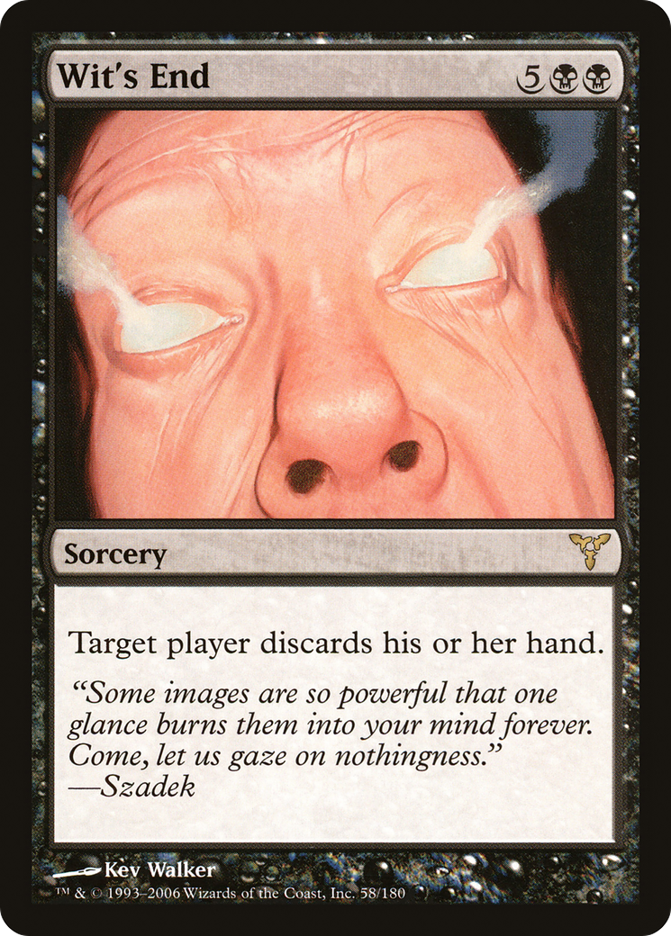 Wit's End (DIS-058) - Dissension - Premium MTG Single from Wizards of the Coast - Just $0.08! Shop now at Game Crave Tournament Store