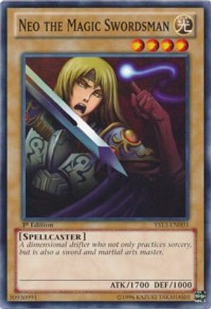 Neo the Magic Swordsman (YS13-EN003) - Super Starter: V for Victory 1st Edition - Premium Yugioh Single from Konami - Just $0.39! Shop now at Game Crave Tournament Store