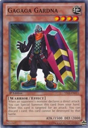 Gagaga Gardna (YS13-EN011) - Super Starter: V for Victory 1st Edition - Premium Yugioh Single from Konami - Just $0.25! Shop now at Game Crave Tournament Store