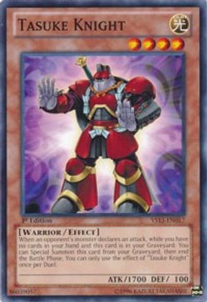 Tasuke Knight (YS13-EN017) - Super Starter: V for Victory 1st Edition - Premium Yugioh Single from Konami - Just $0.08! Shop now at Game Crave Tournament Store
