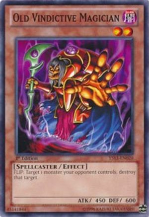 Old Vindictive Magician (YS13-EN020) - Super Starter: V for Victory 1st Edition - Premium Yugioh Single from Konami - Just $0.26! Shop now at Game Crave Tournament Store