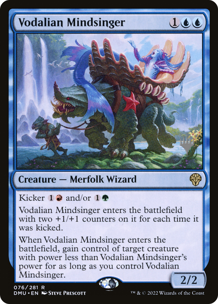 Vodalian Mindsinger (PDMU-76P) - Dominaria United Promos - Premium MTG Single from Wizards of the Coast - Just $0.08! Shop now at Game Crave Tournament Store