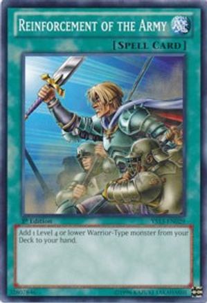 Reinforcement of the Army (YS13-EN029) - Super Starter: V for Victory 1st Edition - Premium Yugioh Single from Konami - Just $0.25! Shop now at Game Crave Tournament Store