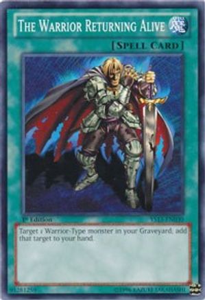 The Warrior Returning Alive (YS13-EN030) - Super Starter: V for Victory 1st Edition - Premium Yugioh Single from Konami - Just $0.25! Shop now at Game Crave Tournament Store