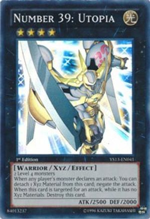 Number 39: Utopia (YS13-EN041) - Super Starter: V for Victory 1st Edition - Premium Yugioh Single from Konami - Just $0.25! Shop now at Game Crave Tournament Store