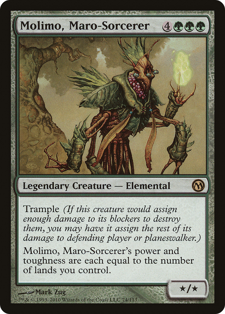 Molimo, Maro-Sorcerer (DPA-074) - Duels of the Planeswalkers - Premium MTG Single from Wizards of the Coast - Just $0.09! Shop now at Game Crave Tournament Store