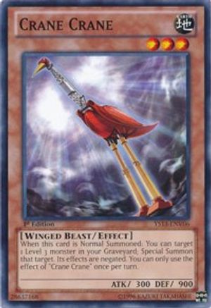 Crane Crane (YS13-ENV06) - Super Starter: V for Victory Power-Up Pack Unlimited - Premium Yugioh Single from Konami - Just $0.25! Shop now at Game Crave Tournament Store