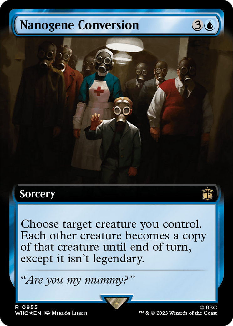 Nanogene Conversion (WHO-955) - Doctor Who: (Extended Art) Foil - Premium MTG Single from Wizards of the Coast - Just $3.02! Shop now at Game Crave Tournament Store