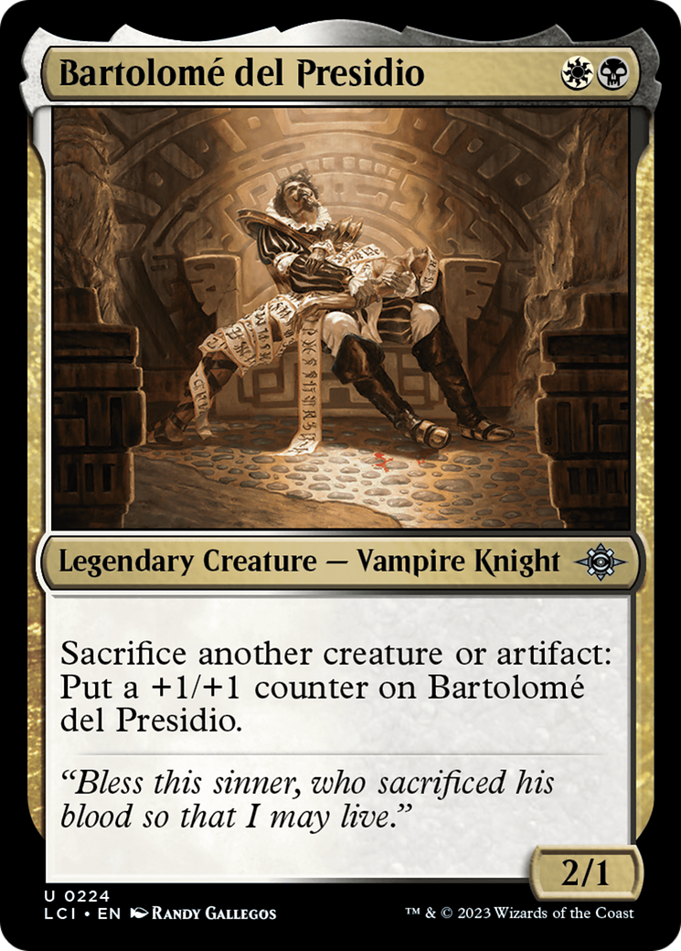 Bartolomé del Presidio (LCI-224) - The Lost Caverns of Ixalan - Premium MTG Single from Wizards of the Coast - Just $0.08! Shop now at Game Crave Tournament Store
