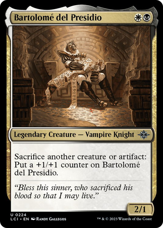 Bartolomé del Presidio (LCI-224) - The Lost Caverns of Ixalan - Premium MTG Single from Wizards of the Coast - Just $0.08! Shop now at Game Crave Tournament Store