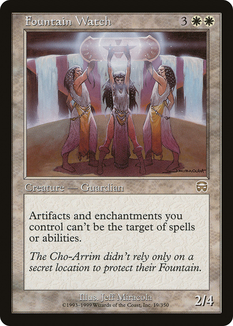 Fountain Watch (MMQ-019) - Mercadian Masques Foil - Premium MTG Single from Wizards of the Coast - Just $4.46! Shop now at Game Crave Tournament Store