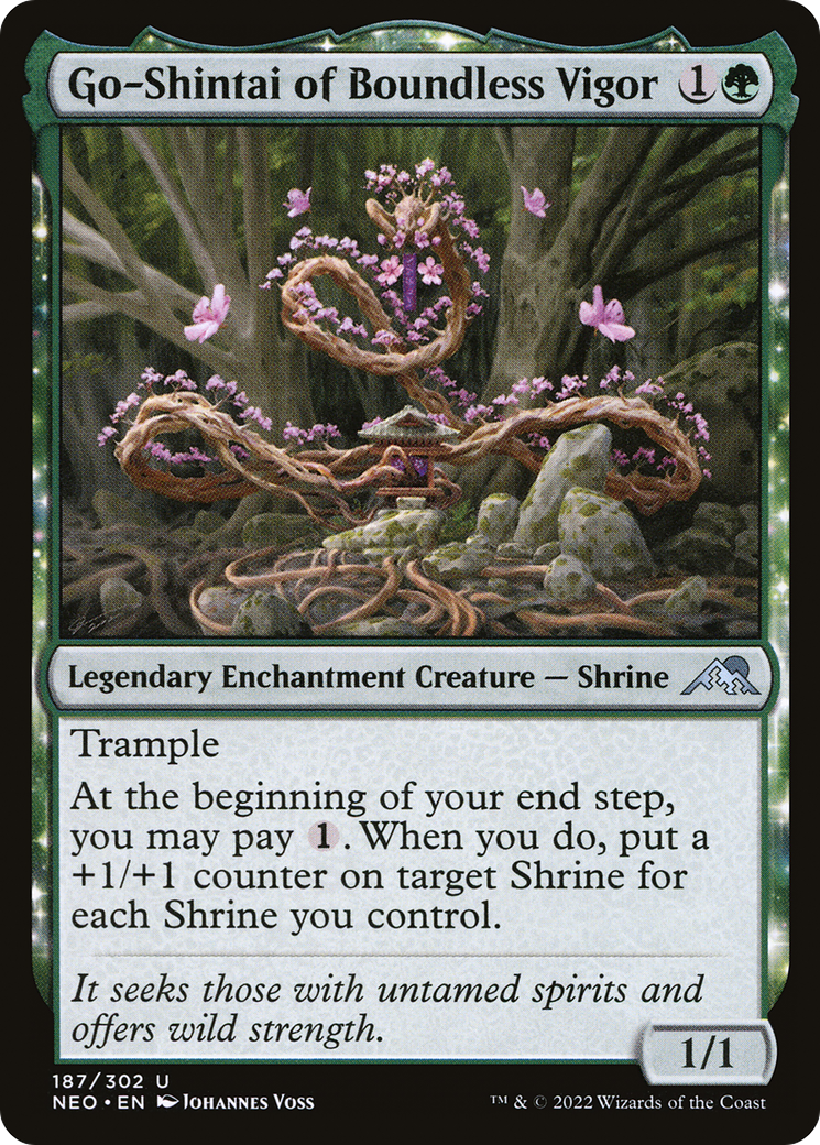 Go-Shintai of Boundless Vigor (NEO-187) - Kamigawa: Neon Dynasty - Premium MTG Single from Wizards of the Coast - Just $0.08! Shop now at Game Crave Tournament Store