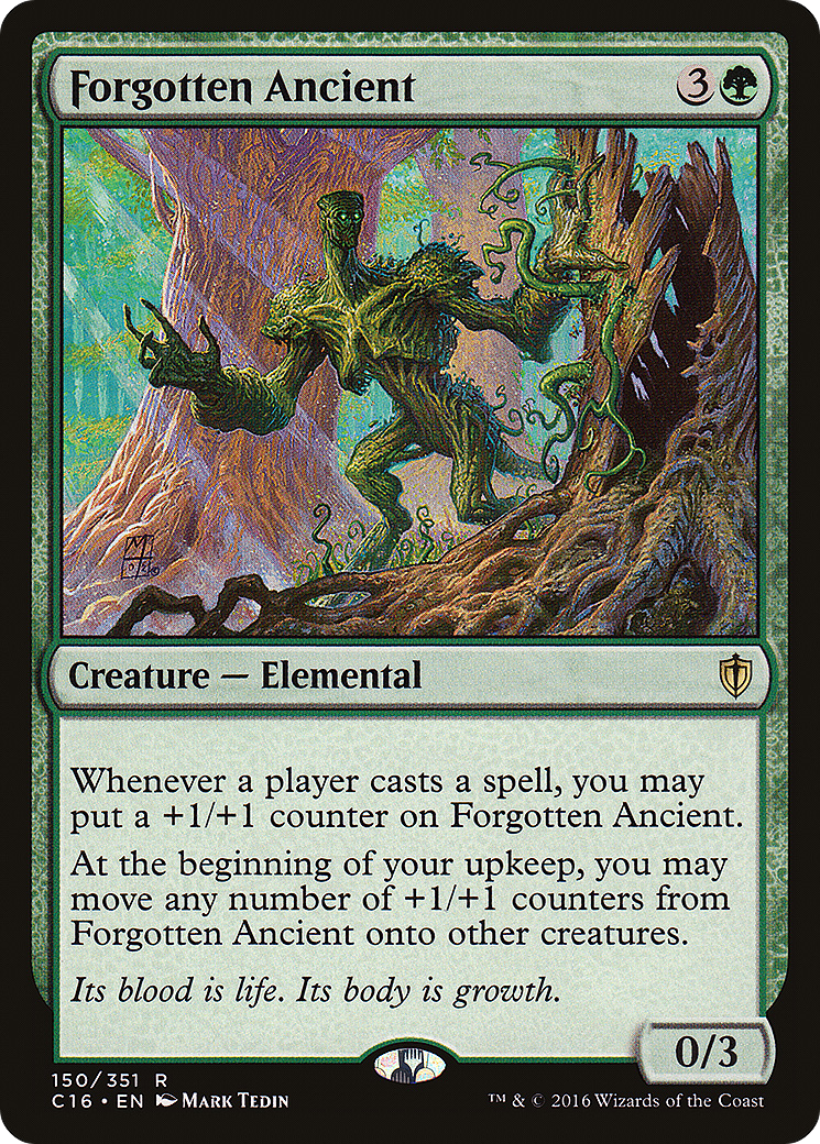 Forgotten Ancient (C16-150) - Commander 2016 - Premium MTG Single from Wizards of the Coast - Just $0.50! Shop now at Game Crave Tournament Store
