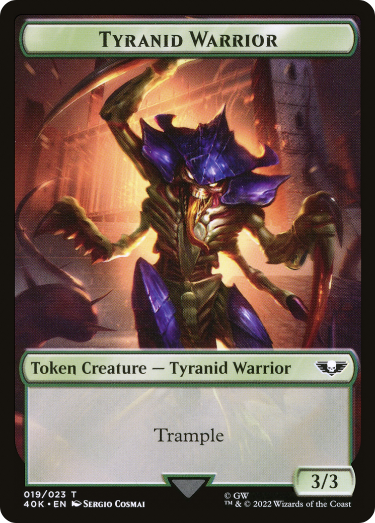 Tyranid Warrior (T40K-019) - Warhammer 40,000 Tokens - Premium MTG Single from Wizards of the Coast - Just $0! Shop now at Game Crave Tournament Store