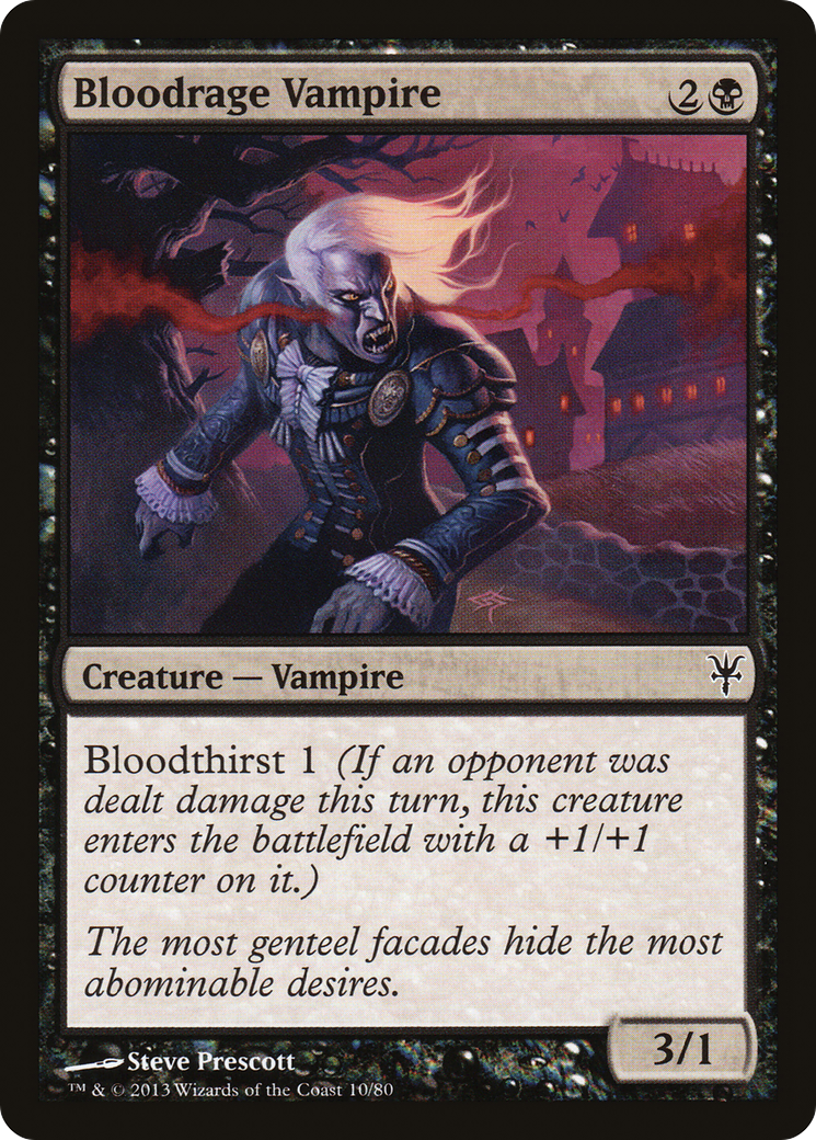 Bloodrage Vampire (DDK-010) - Duel Decks: Sorin vs. Tibalt - Premium MTG Single from Wizards of the Coast - Just $0.25! Shop now at Game Crave Tournament Store