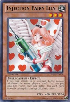 Injection Fairy Lily (BP02-EN018) - Battle Pack 2: War of the Giants Unlimited - Premium Yugioh Single from Konami - Just $0.70! Shop now at Game Crave Tournament Store