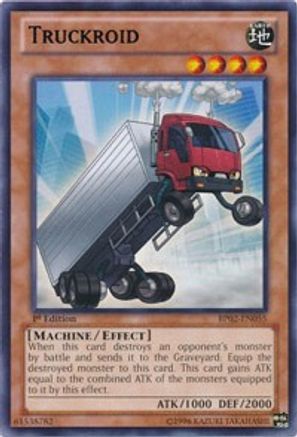 Truckroid (BP02-EN055) - Battle Pack 2: War of the Giants 1st Edition - Premium Yugioh Single from Konami - Just $0.25! Shop now at Game Crave Tournament Store