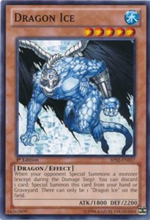 Dragon Ice (BP02-EN057) - Battle Pack 2: War of the Giants 1st Edition - Premium Yugioh Single from Konami - Just $0.25! Shop now at Game Crave Tournament Store