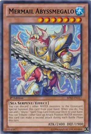 Mermail Abyssmegalo (BP02-EN117) - Battle Pack 2: War of the Giants Unlimited - Premium Yugioh Single from Konami - Just $1.83! Shop now at Game Crave Tournament Store