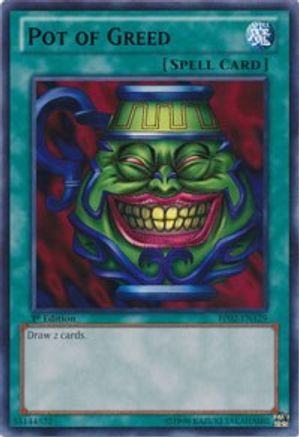 Pot of Greed (BP02-EN129) - Battle Pack 2: War of the Giants 1st Edition - Premium Yugioh Single from Konami - Just $4.48! Shop now at Game Crave Tournament Store